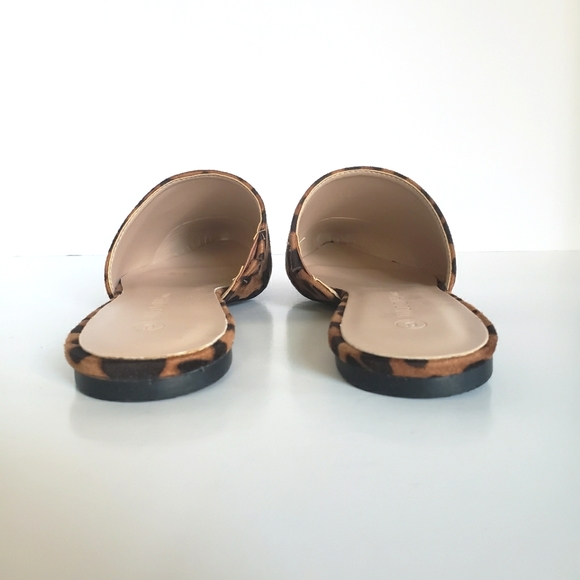 Leopard Print Mules Slip Ons - Picture 3 of 13